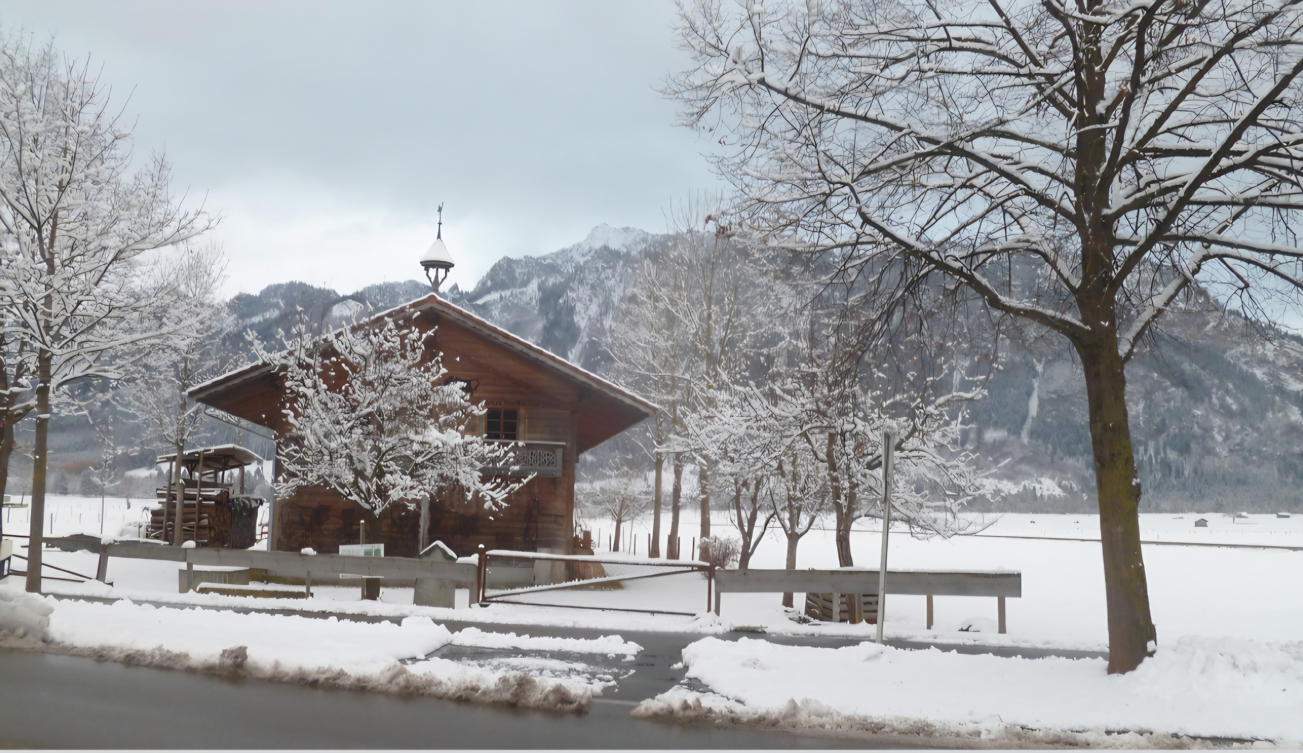 German Alpine Route with mountains, lakes, castles and Bavarian villages